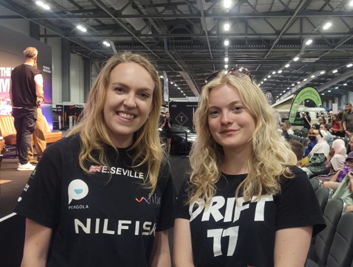 Meeting Eliza Seville at The British Motor Show 2025.